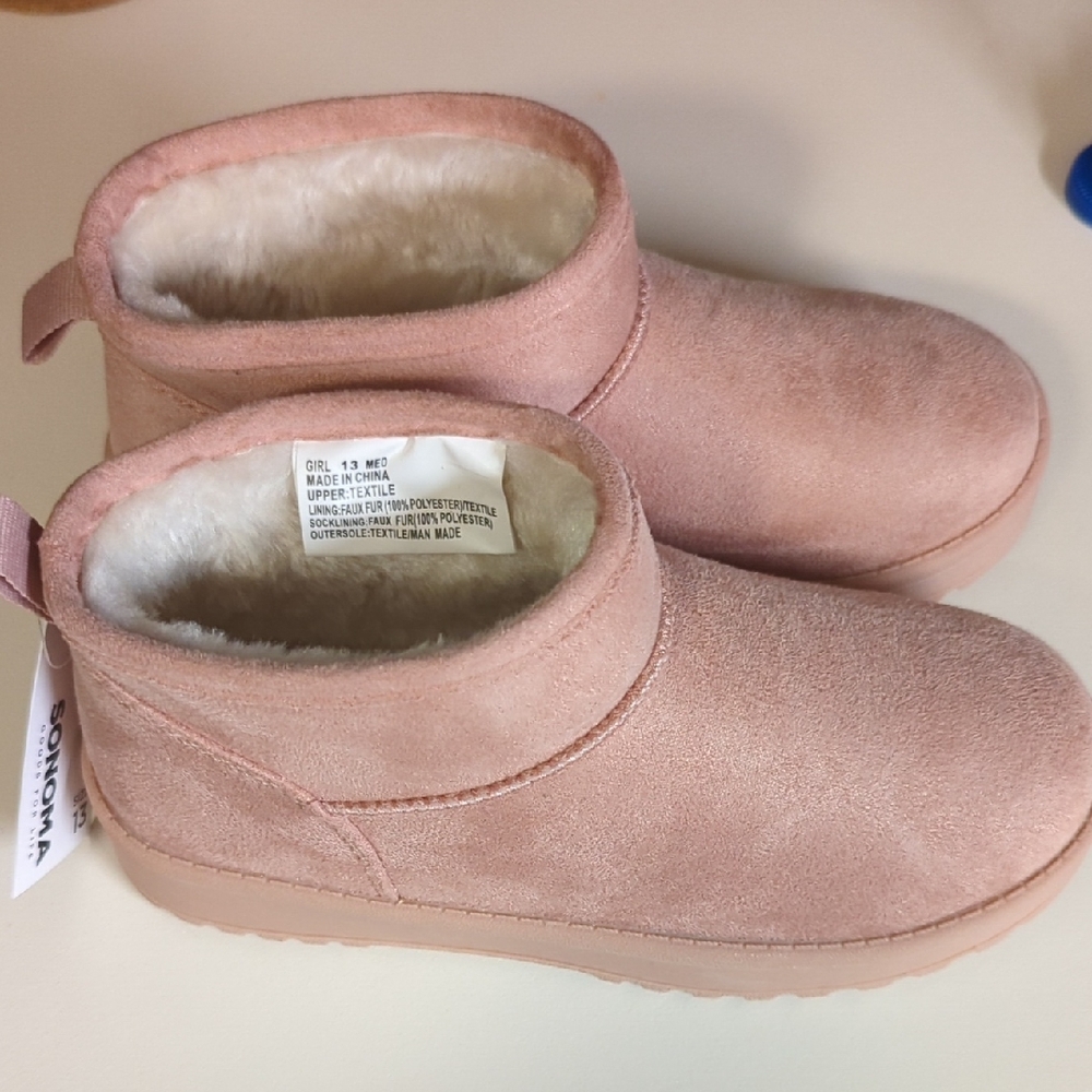 Brand New Sonoma Pink Kids Boots